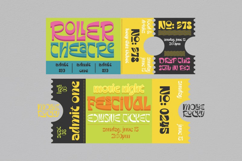 Mollie Rocky Display Font preview image 2
