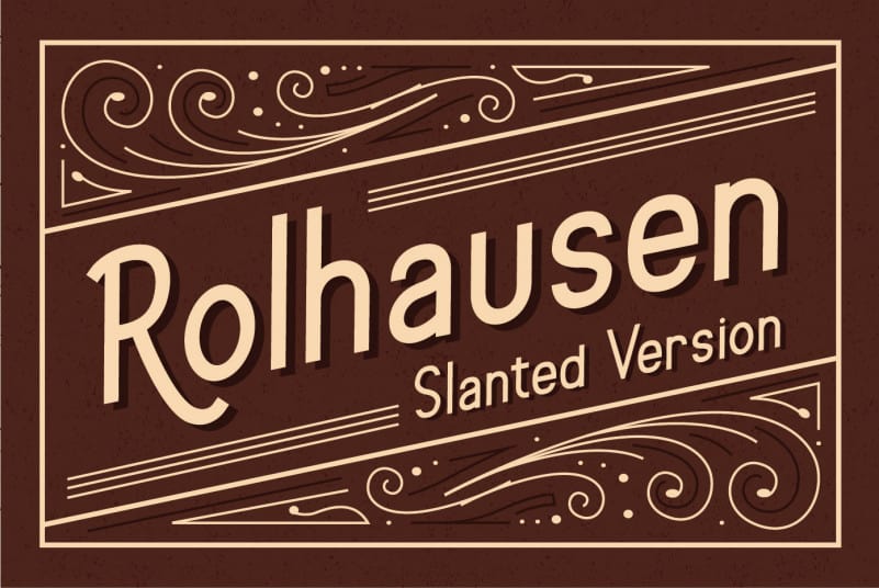 Rolhausen Sans Serif Font preview image 3