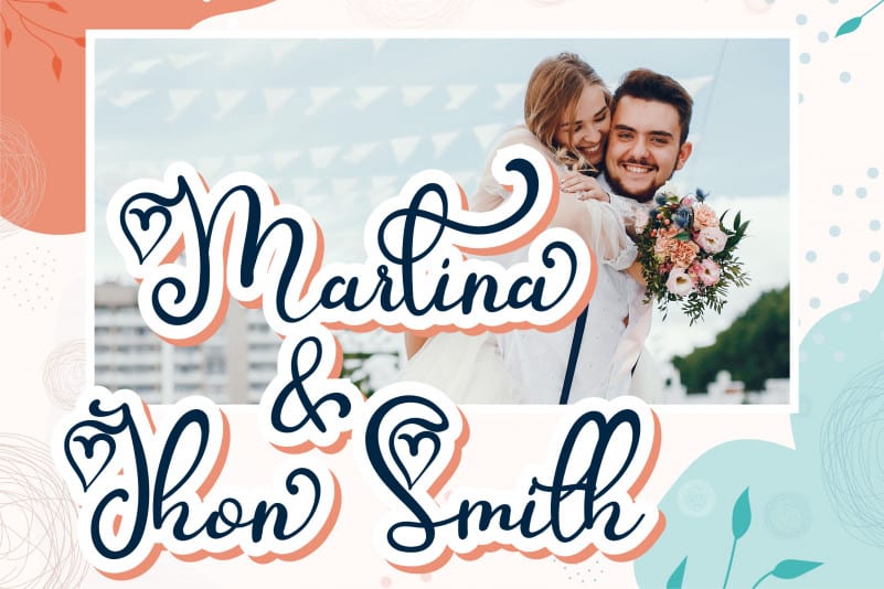 Beauty Melly Calligraphy Font preview image 4