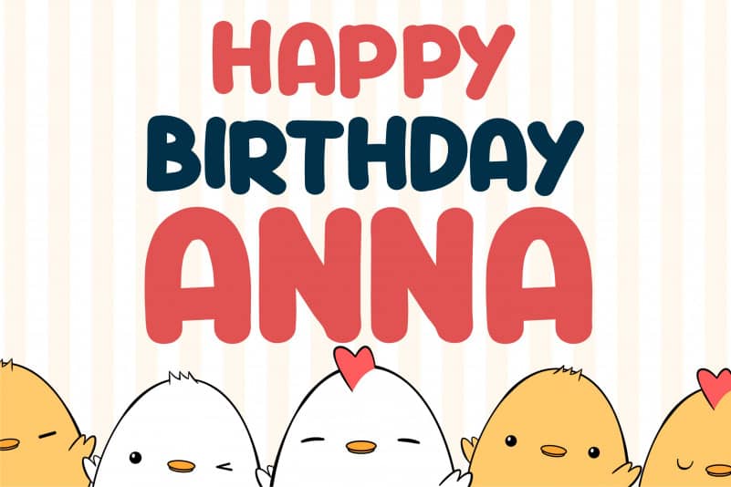 Happy Chicken Display Font preview image 4