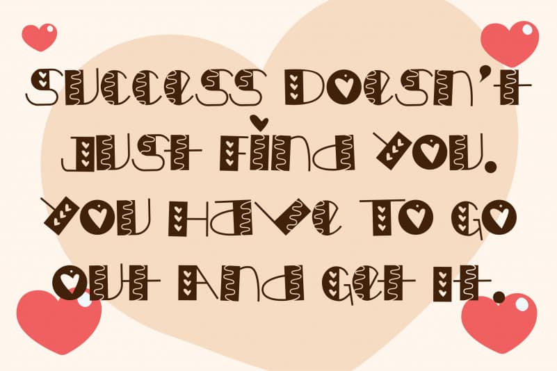 Love Doly Display Font preview image 4