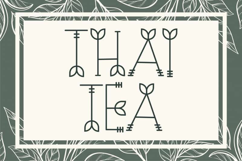Nature Green Display Font preview image 4