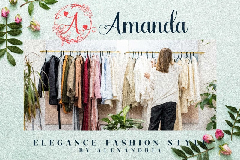 Marliana Monogram Display Font preview image 4