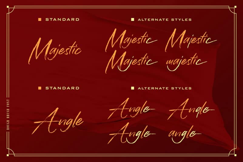 Han Le Tours Brush Font preview image 3