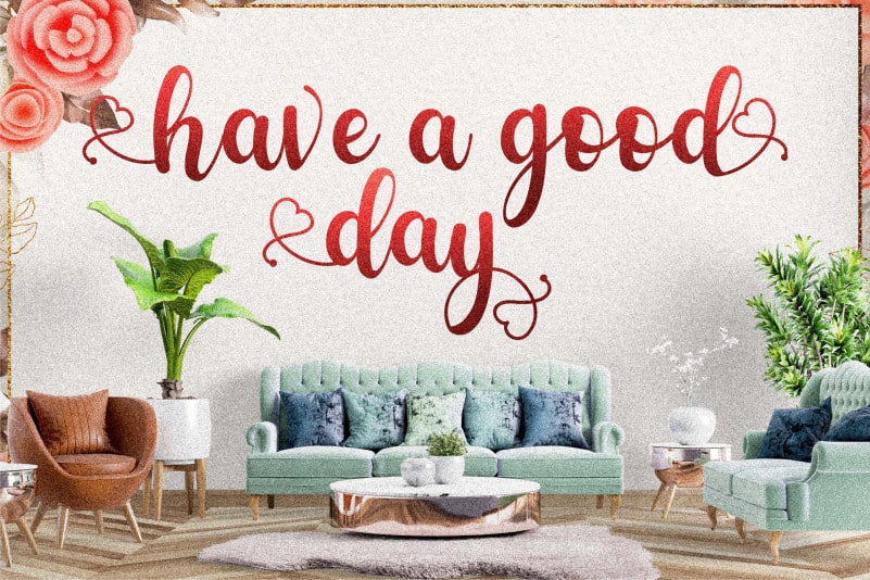 Shelya Calligraphy Font preview image 5