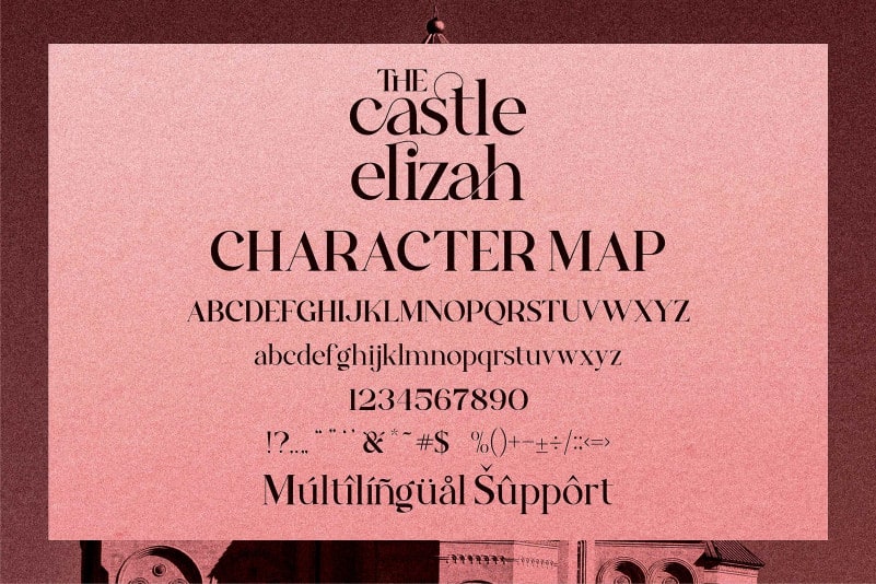The Castle Elizah Serif Font preview image 5