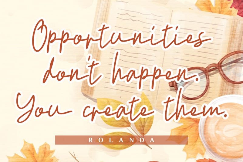 Rolanda Story Handwritten Font preview image 5