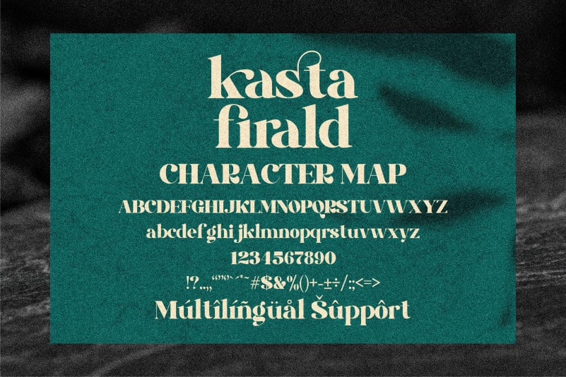 Kasta Firald Serif Font preview image 4