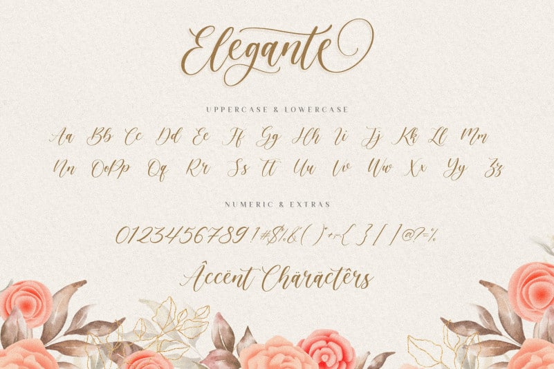 Elegante Calligraphy Font preview image 3