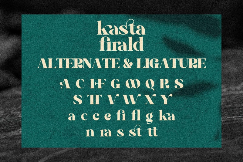 Kasta Firald Serif Font preview image 5