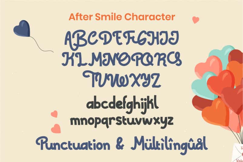 After Smile Display Font preview image 2