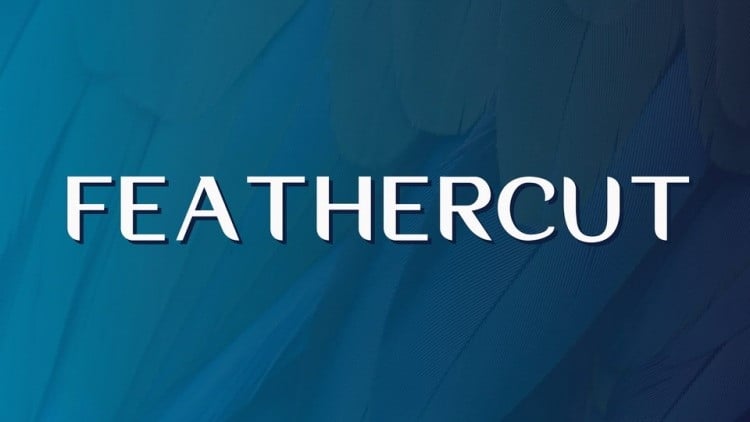 Feathercut Sans Serif Font