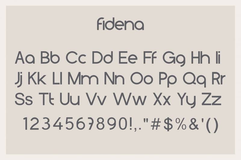 Fidena Font preview image 2