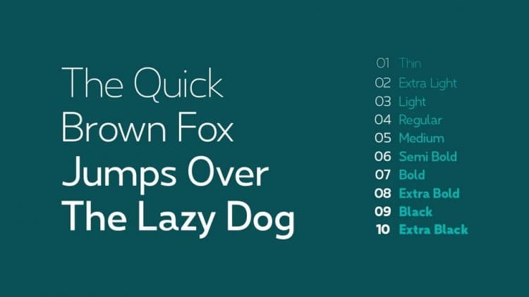 Gabara Sans Serif Font preview image 3