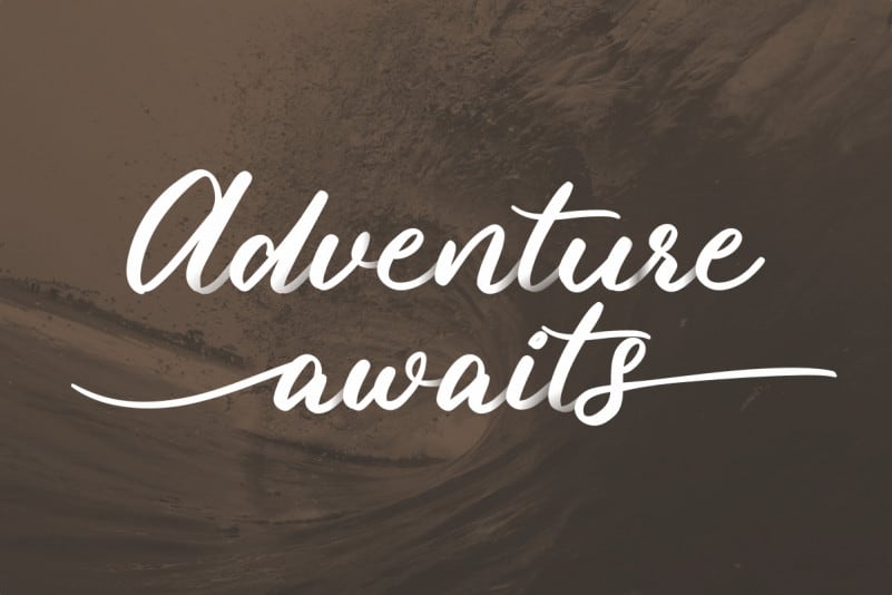 Losemine Calligraphy Font preview image 2
