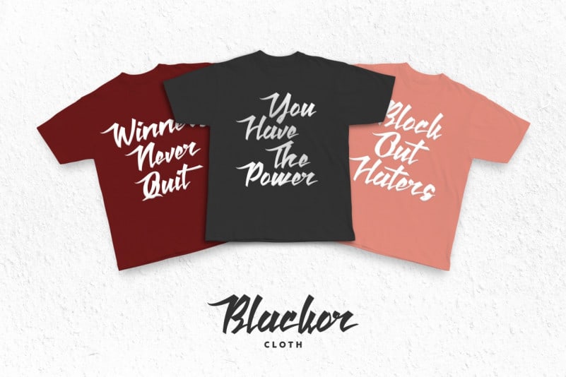 Reverse Lettering Font preview image 2