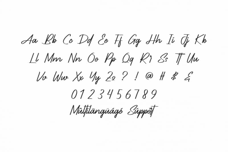 Thunderbirds Signature Font preview image 3