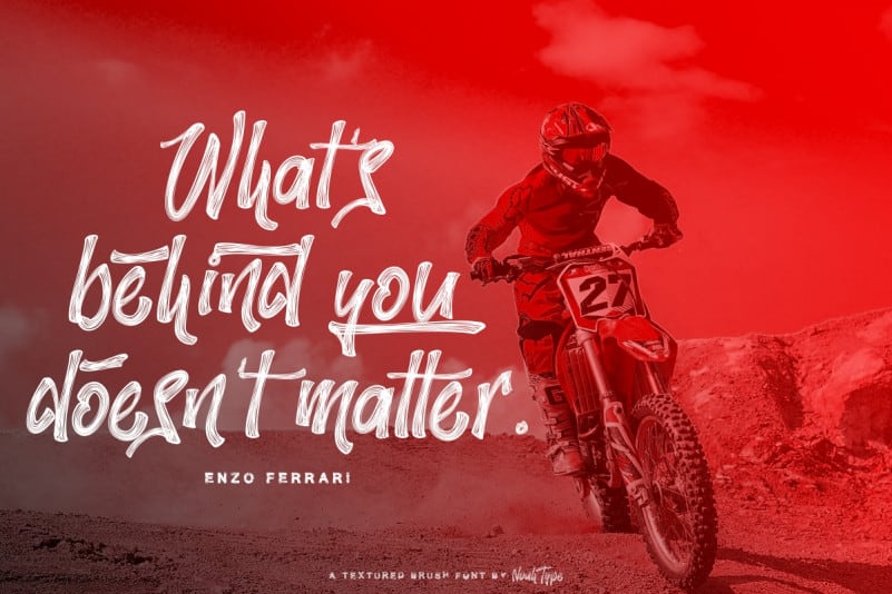 KillingOni Brush Font preview image 3