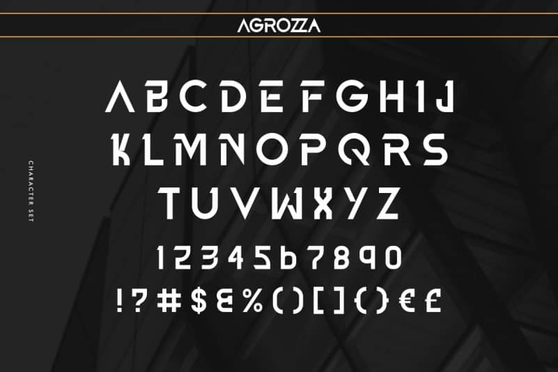 AGROZZA Display Font preview image 4