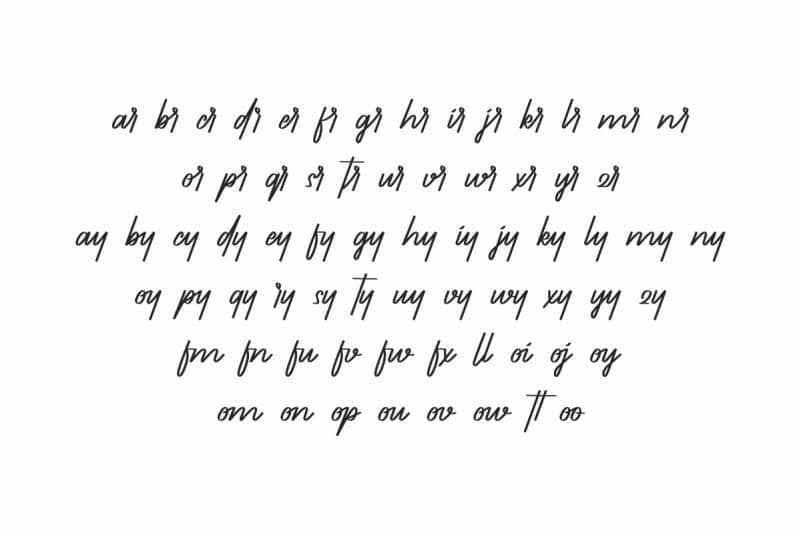 Thunderbirds Signature Font preview image 5