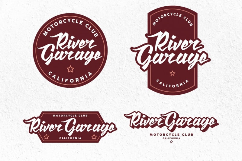 Reverse Lettering Font preview image 4