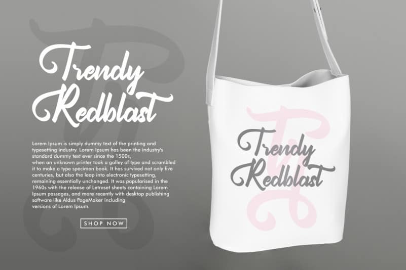 Varigation Calligraphy Font preview image 5