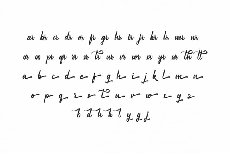 Marbliest Calligraphy Font preview image 5