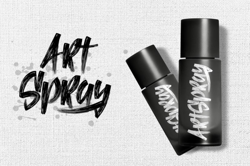SharpHorn Brush Font preview image 4