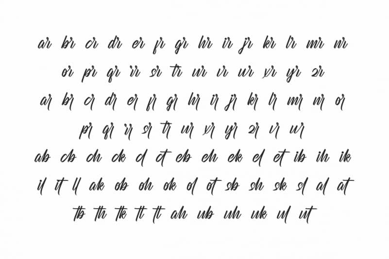 Relaunchers Script Font preview image 5