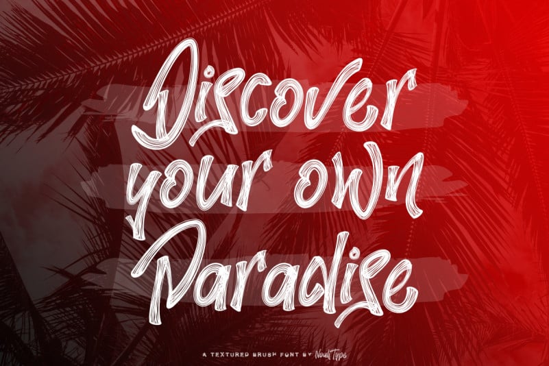 KillingOni Brush Font preview image 4