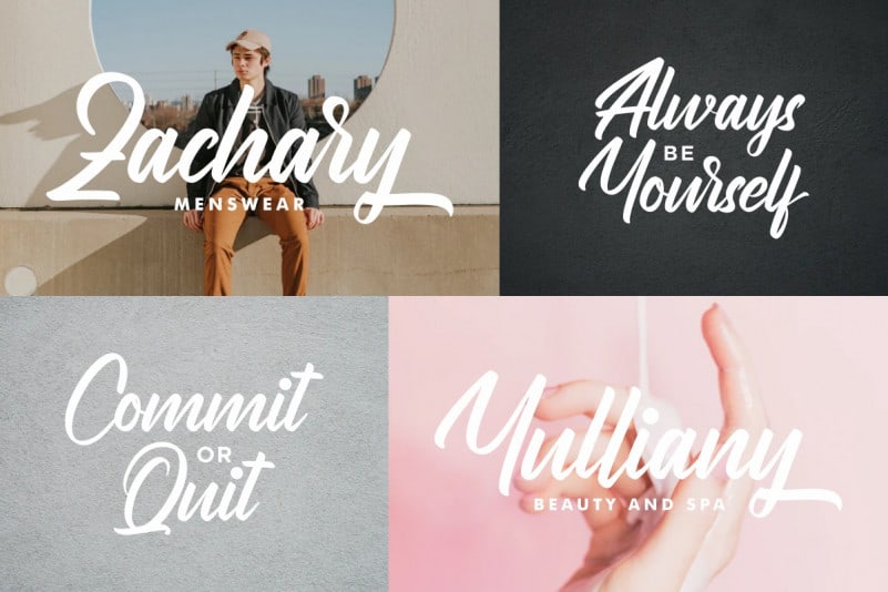 Brainlies Calligraphy Font preview image 5