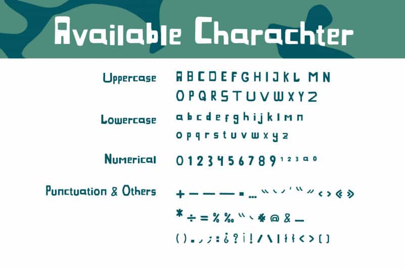 Obstacle Display Font preview image 4