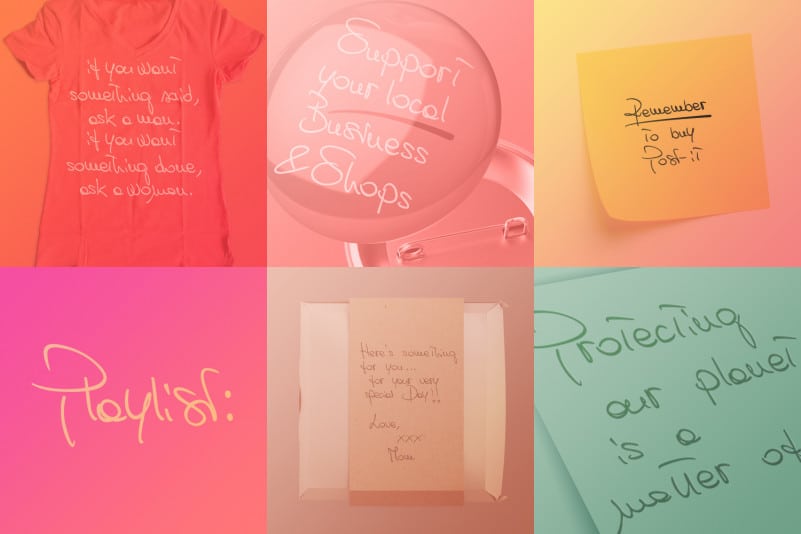 Rossana Handwritten Font preview image 2