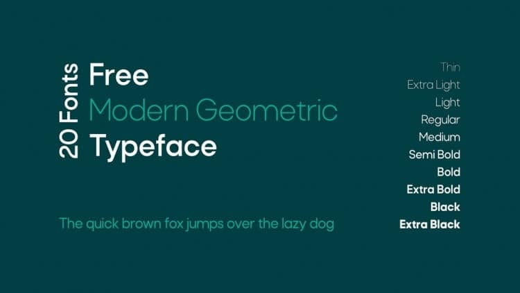 Rota Sans Serif Font Family preview image 5