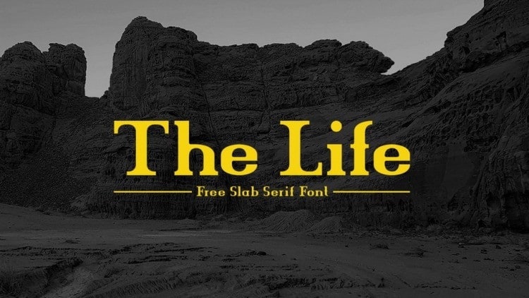 The Life Serif Font