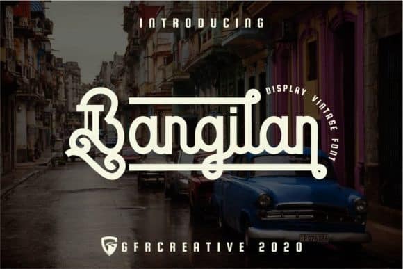 Bangilan Display Font