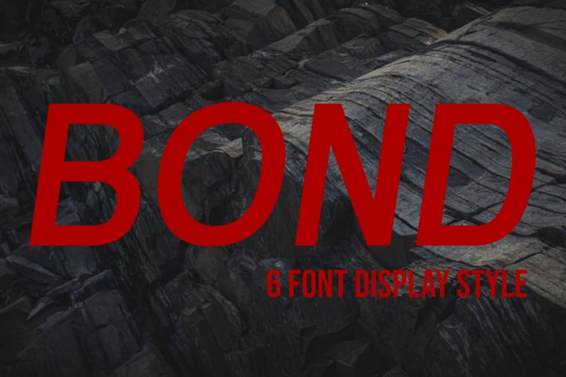 Bond Sans Serif Font