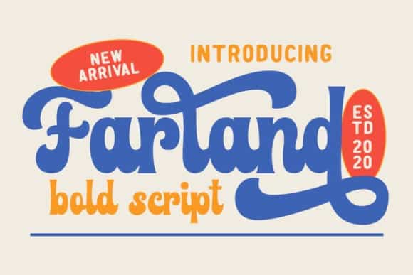 Farland Bold Script Font