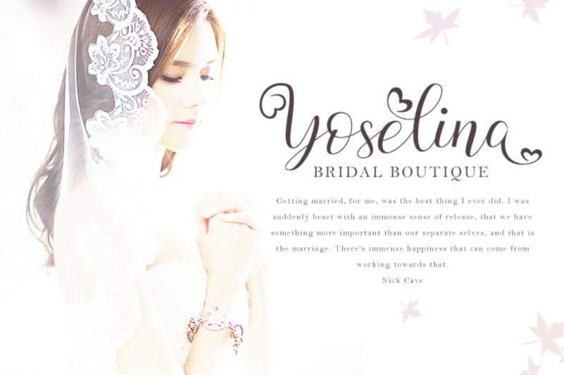 Magdolina Calligraphy Font preview image 2
