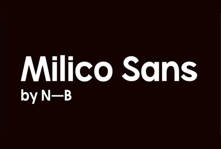 Milico Sans Serif Font