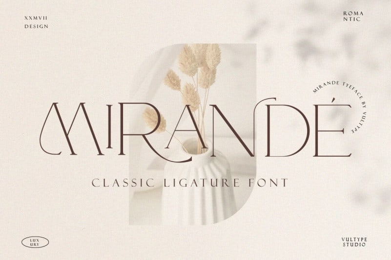 Mirande Serif Font