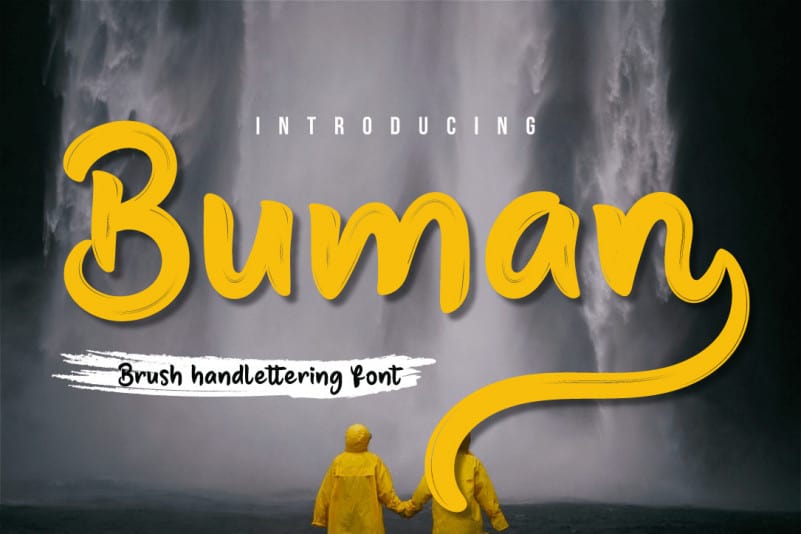 Buman Script Font