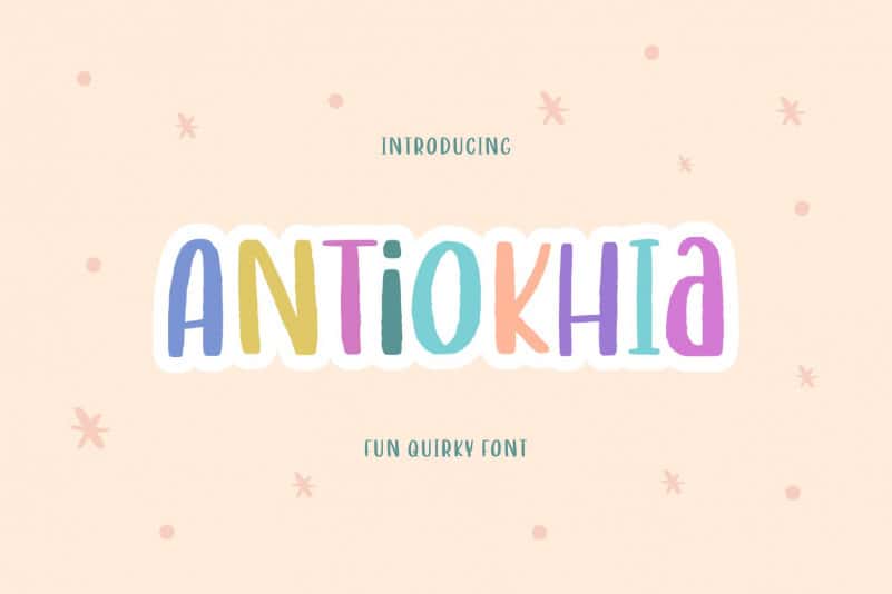 Antiokhia Display Font
