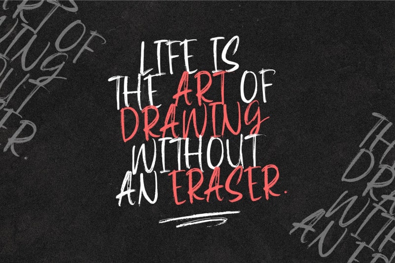 La Maison Brush Font preview image 2