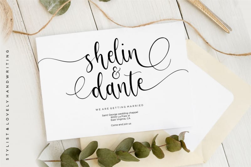 Adrielle Handwritting Font preview image 3