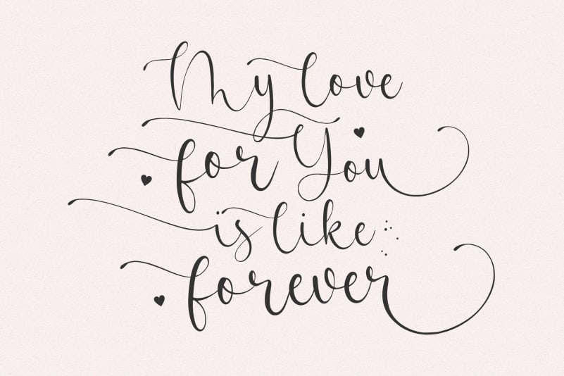 Beatrica Script Font preview image 3