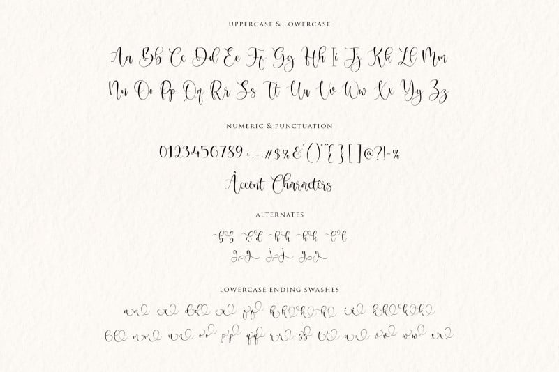 Magnolin Beautiful Calligraphy Font preview image 4