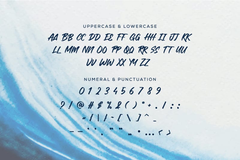 Bluesticks Brush Font preview image 3