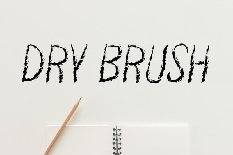 Dry Brush Font preview image 3