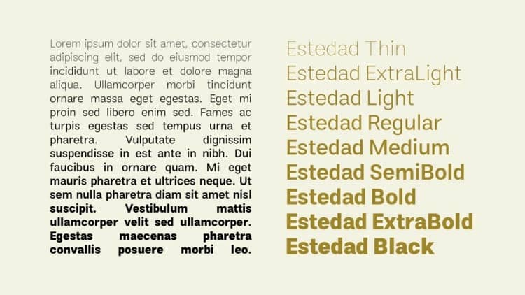 Estedad – Sans Serif Font family preview image 3